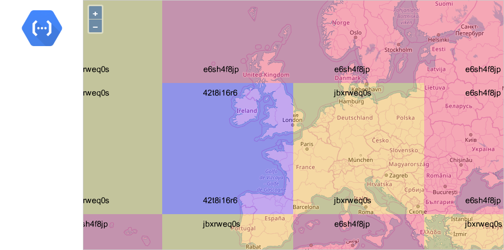 GCP Map Colored